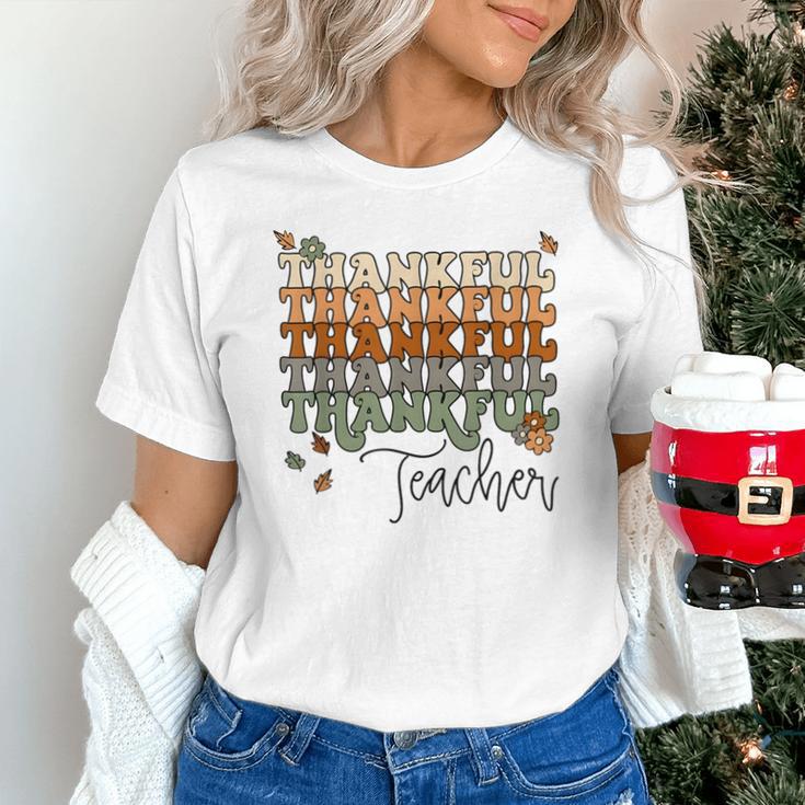 Thankful Teacher Thanksgiving Fall Pumpkin Turkey Unisex T-Shirt, gift for family, gift for coworker Thankful Teacher Thanksgiving Fall Pumpkin Turkey Unisex T-Shirt, gift for family, gift for coworker