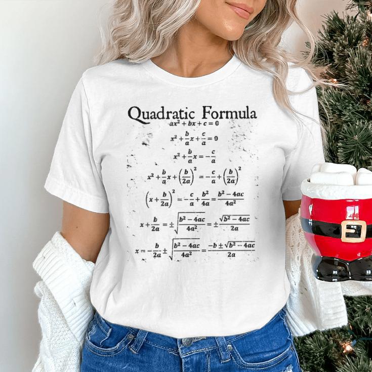 Vintage Nerdy Quadratic Formula Proof Algebra Math Teacher Unisex T-Shirt, gift for family, gift for coworker Vintage Nerdy Quadratic Formula Proof Algebra Math Teacher Unisex T-Shirt, gift for family, gift for coworker
