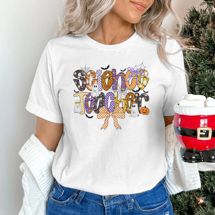 Women Spooky Science Teacher Halloween Science Stem Teacher Unisex T-Shirt, Science Teacher Shirts, gift for family, gift for coworker Women Spooky Science Teacher Halloween Science Stem Teacher Unisex T-Shirt, Science Teacher Shirts, gift for family, gift for coworker
