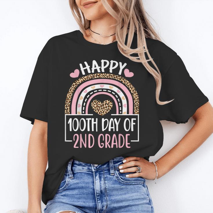 100th Day Of 2nd Grade 100 Days Of School Teacher Women's T-Shirt