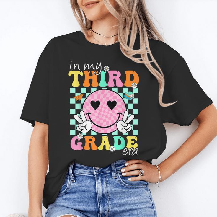 In My 3rd Grade Era Back To School Smile Face Teacher Kid Women's T-Shirt