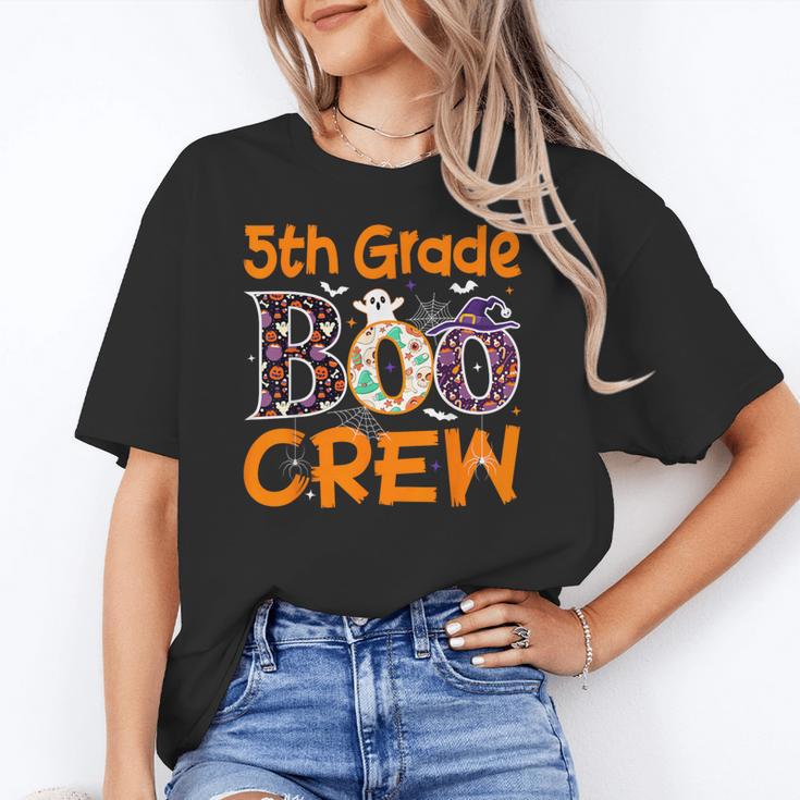 5th Grade Boo Crew Teacher Fifth Grade Halloween Women's T-Shirt