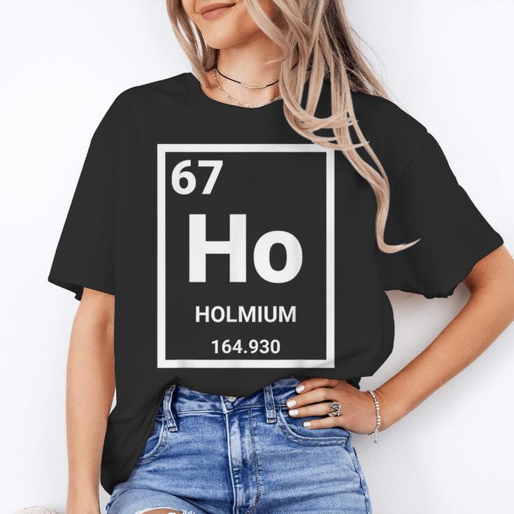 6 7 Meme Science Teacher Chemistry Holmium Women's T-Shirt