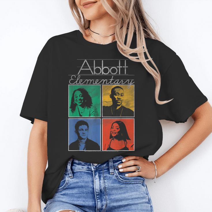 Abbott Elementary Colorful Pop Art Teachers TV Show Women's T-Shirt