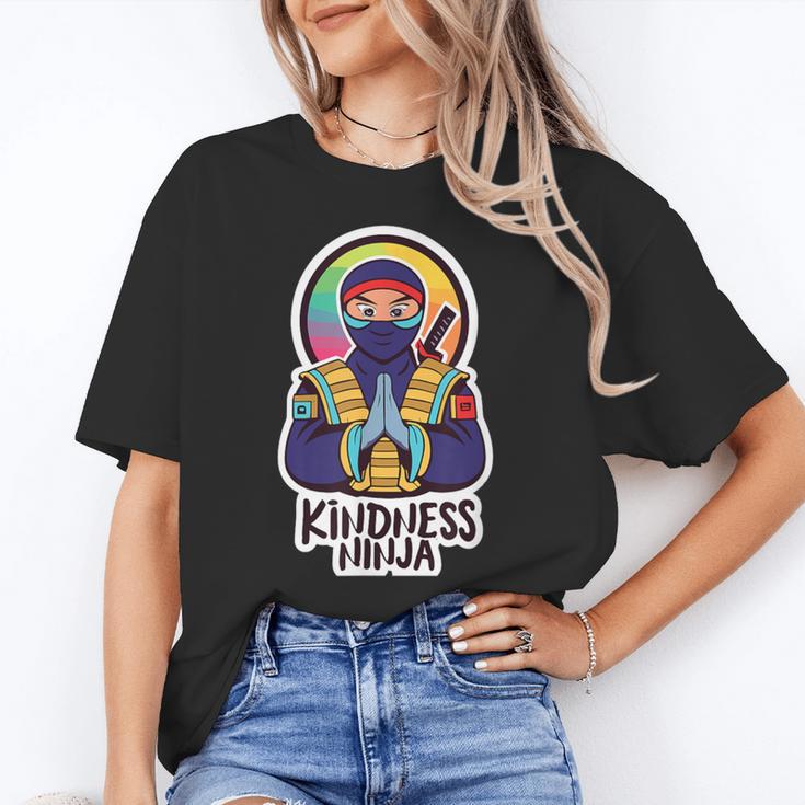 Anti Bullying Kindness Ninja School Teacher Student Women's T-Shirt