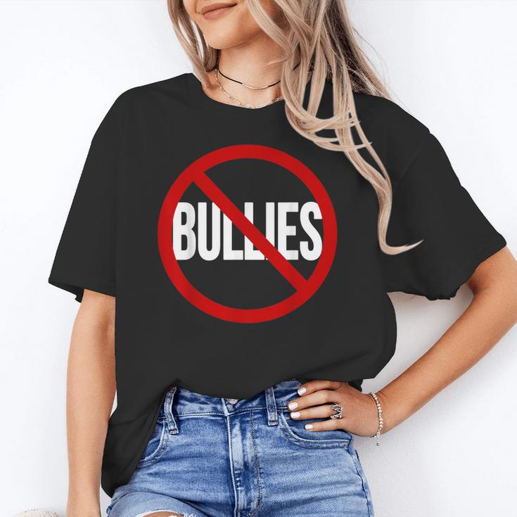 Anti Bullying No Bullies School Teacher Student Kindness Women's T-Shirt