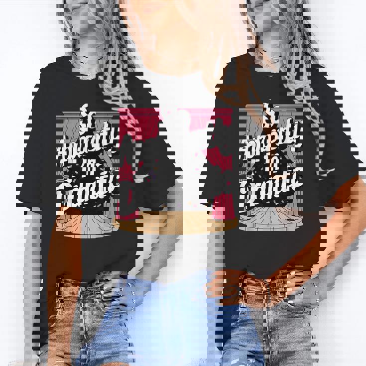 Best Theatre Art For Men Women Musical Drama Teacher Theater Women&#x27;s T-Shirt