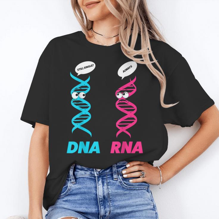 Biology Teacher DNA RNA Student Science Biologist Men Women Women's T-Shirt