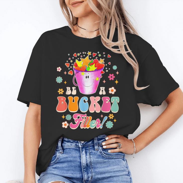 Be A Bucket Filler Teacher Teaching Groovy Back To School For Men Women Women's T-Shirt