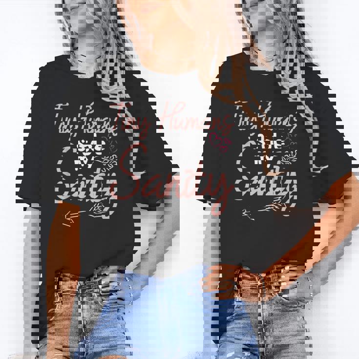 Childcare Provider Daycare Teacher Stole My Sanity Women&#x27;s T-Shirt