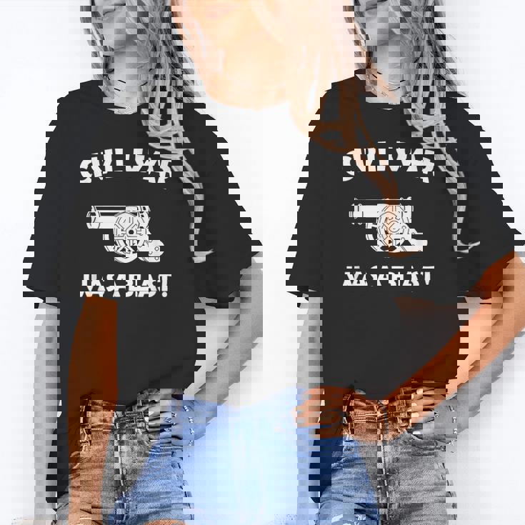 Civil War It Was A Blast History Teacher T-Shirt Women&#x27;s T-Shirt