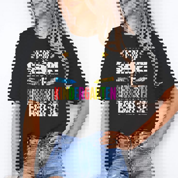 Cool Kindergarten Teacher Art For Men Women Preschool Kinder Women&#x27;s T-Shirt