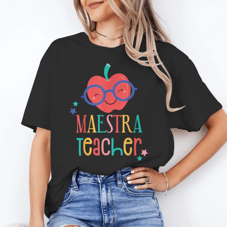 Cute Maestra Teacher Women's T-Shirt