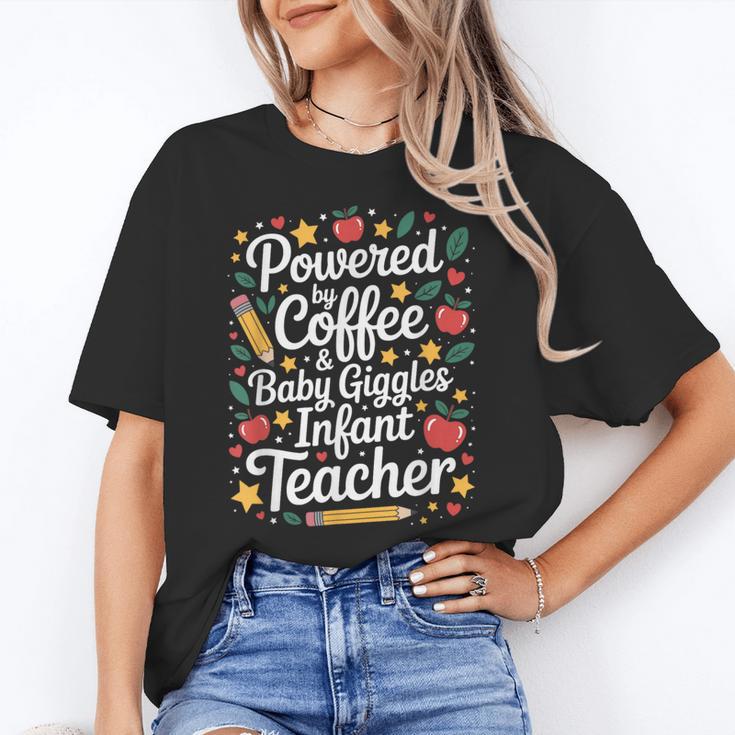 Daycare Provider Infant Teacher Quotes Toddler Teaching Women's T-Shirt