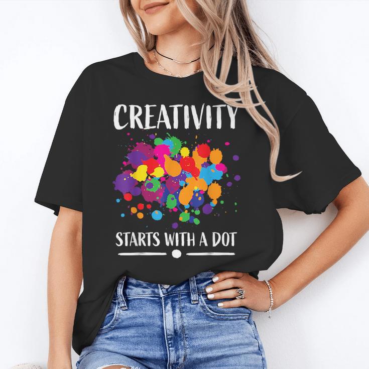 Dot Day Shirt Women Men Kids Girls Boys Teacher 2024 Dot Day Women's T-Shirt
