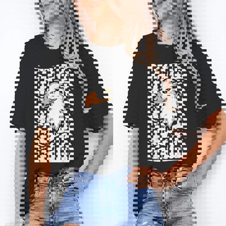 Eagles School Sports Fan Team Spirit Teacher Parent Student Women&#x27;s T-Shirt