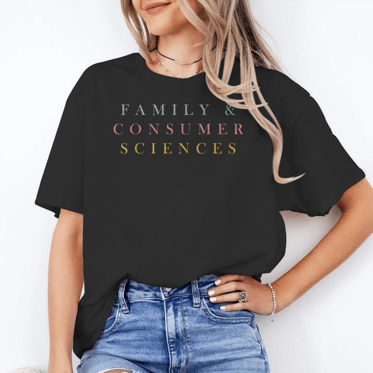 FCS Teacher Family And Consumer Sciences Minimalist Teacher Women's T-Shirt