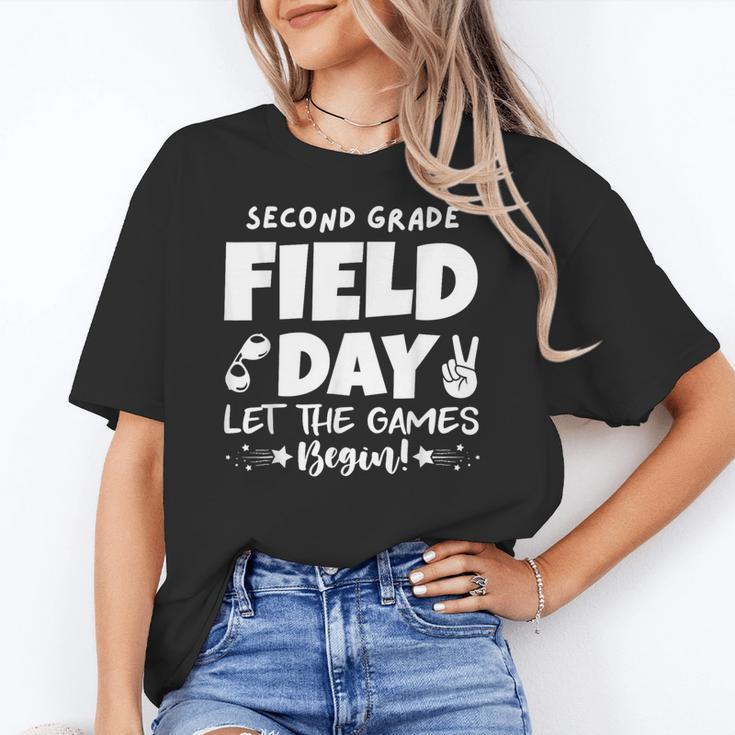 Field Day Second 2nd Grade Orange 2025 Boy Girl Teacher Women's T-Shirt