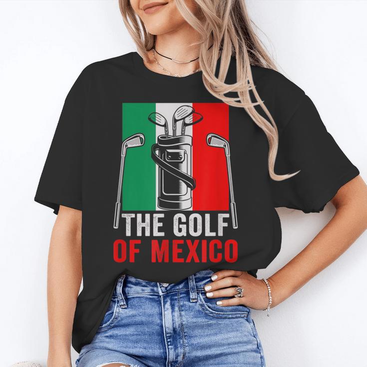 The Golf Of Mexico Golf Player Golf Teacher Golfer For Men Women Women's T-Shirt