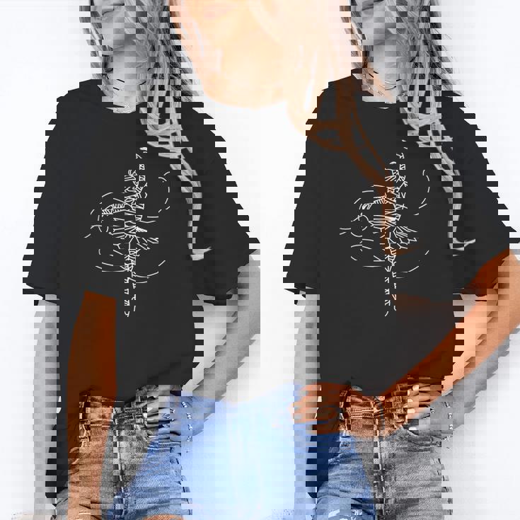 Halloween Ballet Mummy Ballerina Spooky Dance Teacher Women Women&#x27;s T-Shirt