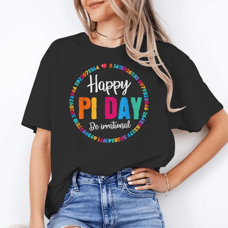 Happy Pi Day Pie Math Coach Teacher Pi Day Lover Nerdy Women's T-Shirt