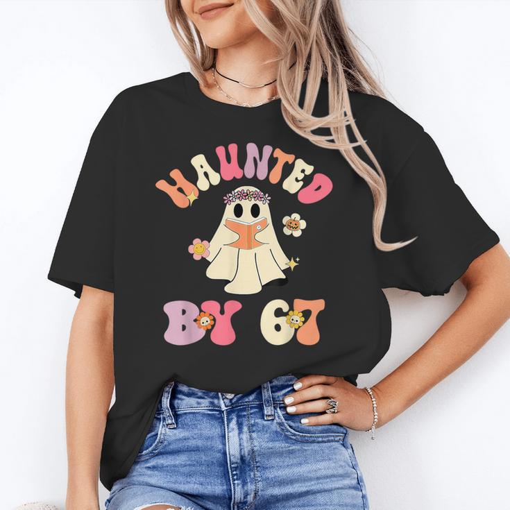 Haunted By 67 Meme Six Seven 6 7 Halloween Teachers Women's T-Shirt