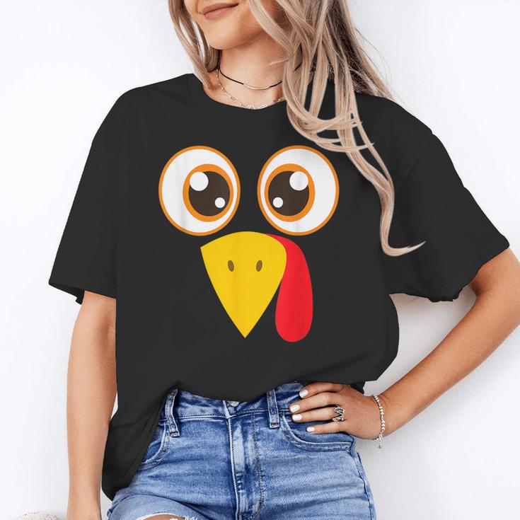 Hilarious Turkey Halloween Thanksgiving Teacher Nurse Women's T-Shirt