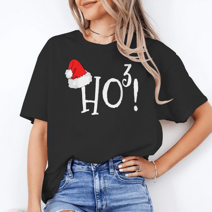 Ho Cubed Shirt Math Teacher Xmas For Men Women Kids Women's T-Shirt