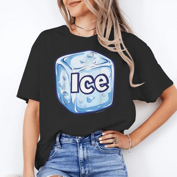 Ice Halloween Pun Costume Easy Lazy Team Group Teacher Women's T-Shirt