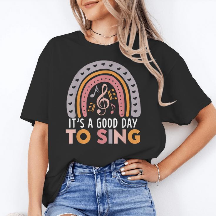 It's A Good Day To Sing Back To School Music Teacher Women's T-Shirt