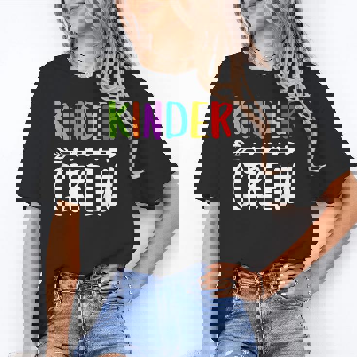 Kinder Crew Shirt Kindergarten Boy Girl Student Teacher Women&#x27;s T-Shirt