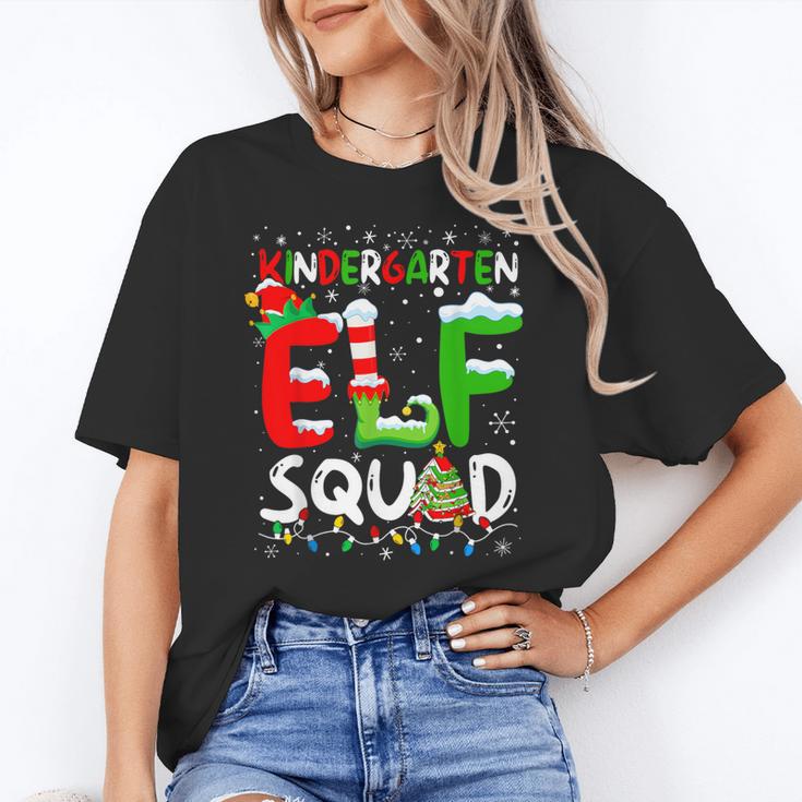 Kindergarten ELF Squad Christmas ELF Student Teacher Men Women Kids Women's T-Shirt