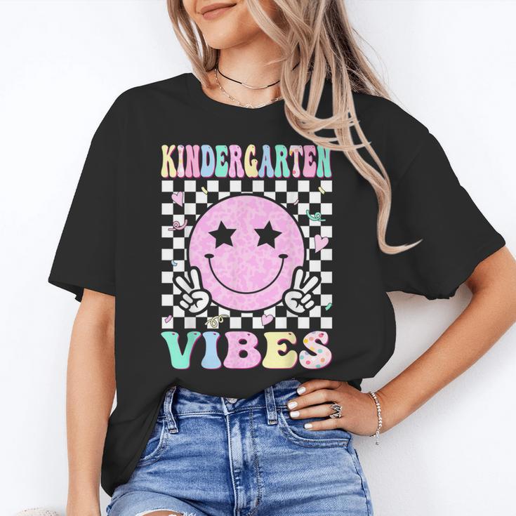 Kindergarten Vibes First Day Of School Kindergarten Teacher Women's T-Shirt
