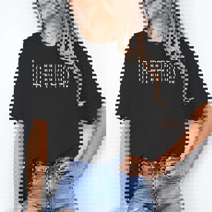 Lehrerin Female German Teacher Women&#x27;s T-Shirt, German Teacher Gifts, trending gift