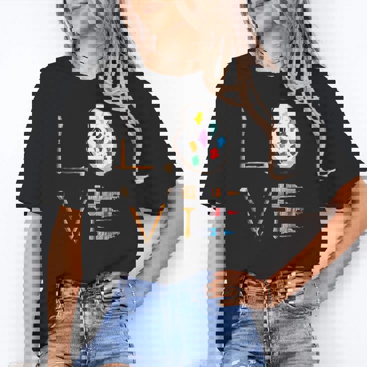 Love Art For Artist Art Teacher Women&#x27;s T-Shirt