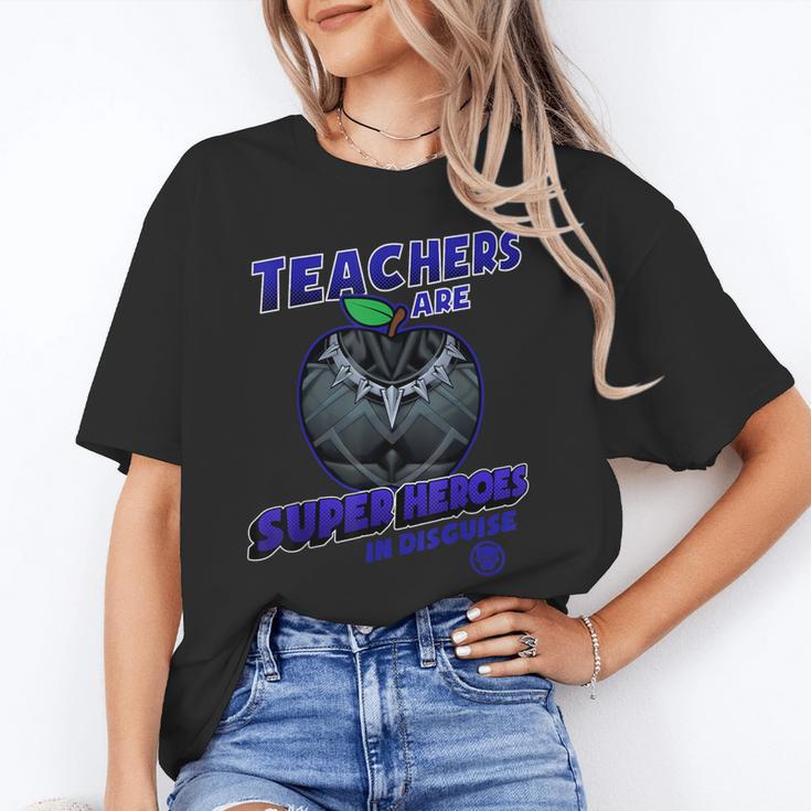 Marvel Teachers Are Super Heroes In Disguise Panther Women's T-Shirt