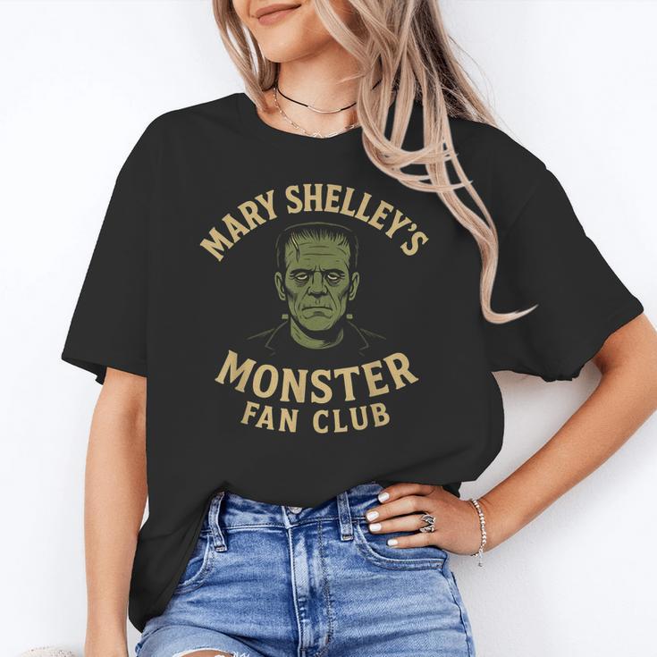 Mary Shelley's Monster Fan Club Gothic Horror Parody Women's T-Shirt