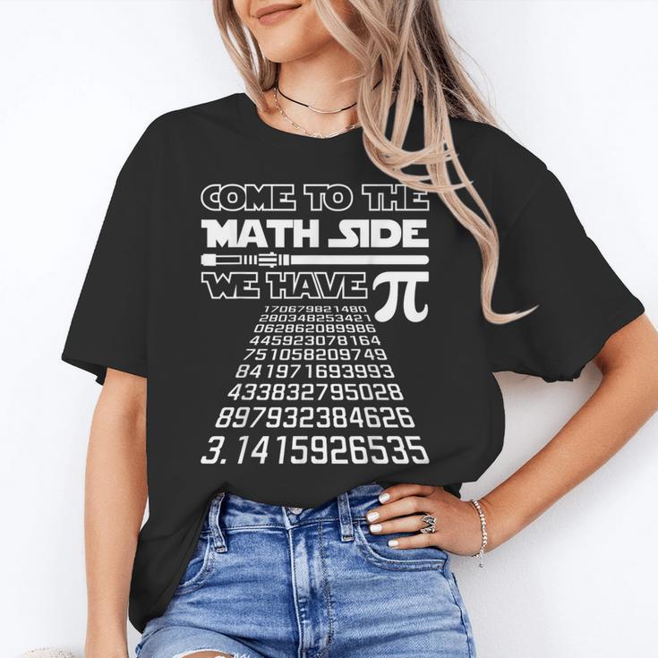 Come To The Math Side We Have Pie Shirt Pi Day Teacher Women's T-Shirt