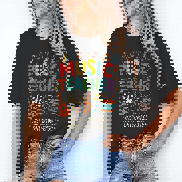 Music Teacher Music Sing Play Dance Choir Piano Women&#x27;s T-Shirt