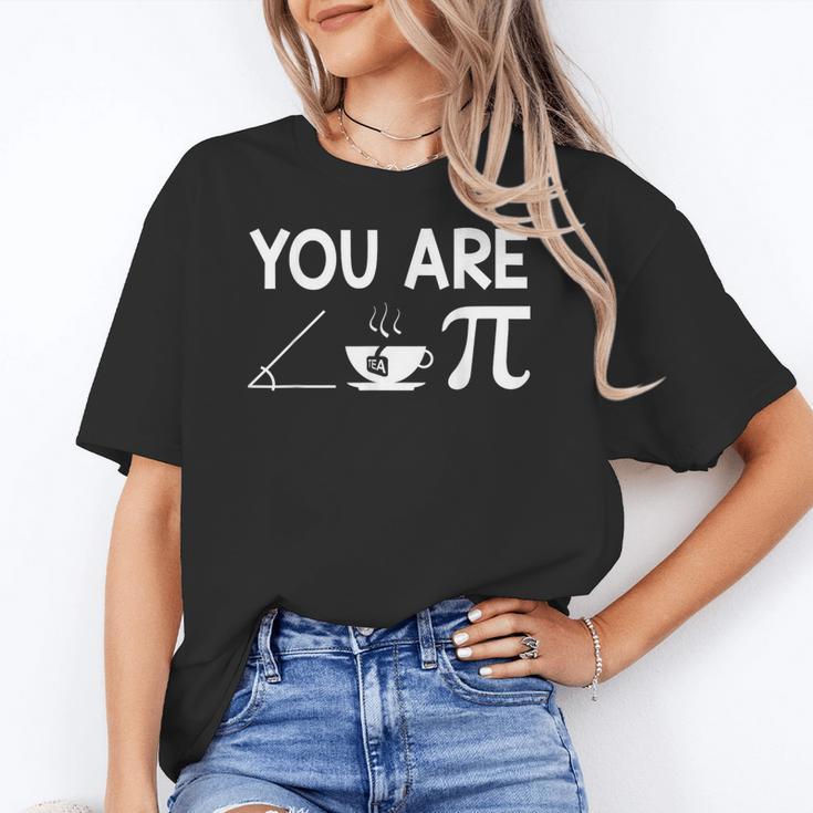 Pi Day Shirt Women Teacher 2022 Math Cutie Pie Acute Tea Pie Women's T-Shirt