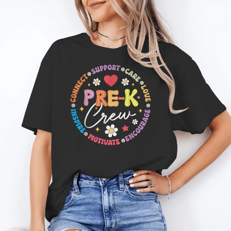 Pre-K Crew 1st Day Of School Preschool Teacher Women's T-Shirt