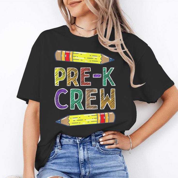 Pre-K Crew PreK Teachers Back To School Women's T-Shirt