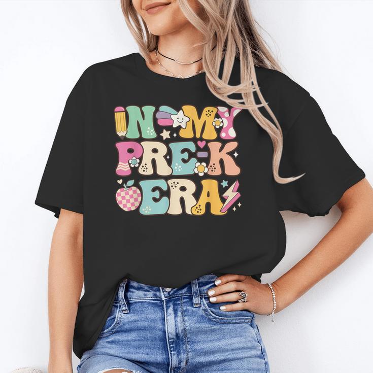 In My Pre-K Era Girl Back To School Cute PreSchool Teacher Women's T-Shirt