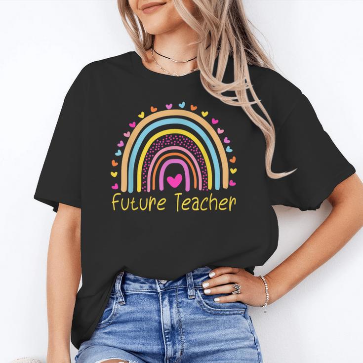 Pre-K Preschool Kindergarten Future Teacher Rainbow Women's T-Shirt