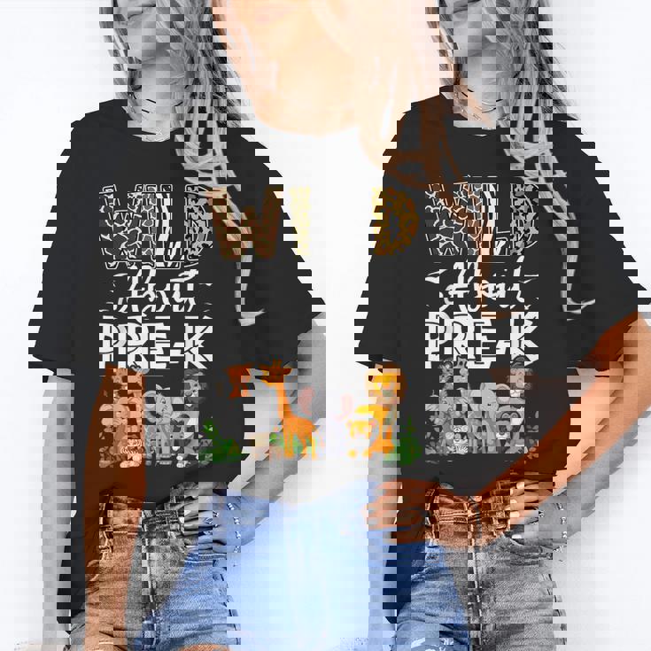 Pre-k Teacher Kids Back To School Wild About Pre-k Women&#x27;s T-Shirt