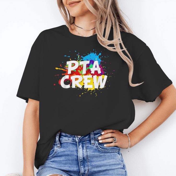 PTA Crew Back To School Volunteer Board Mom Parent Teacher Women's T-Shirt