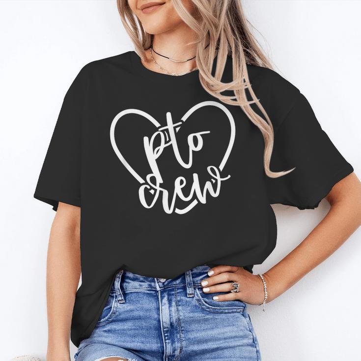 PTO Crew Back To School Matching Group Parent Teacher Women's T-Shirt