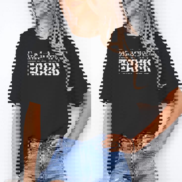 Real Men Marry Teachers Women&#x27;s T-Shirt