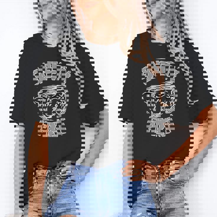 Science Teacher Shirt Safety First STEM STEAM Shirt Women&#x27;s T-Shirt