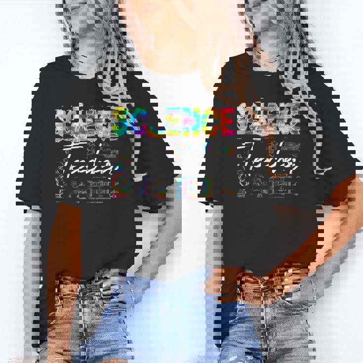 Science Teacher Tie Dye First Day Of School Back To School Men Women Girls Kids Women&#x27;s T-Shirt